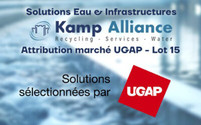 Kamp Alliance remporte le lot 15 du marché UGAP sur le traitement des eaux